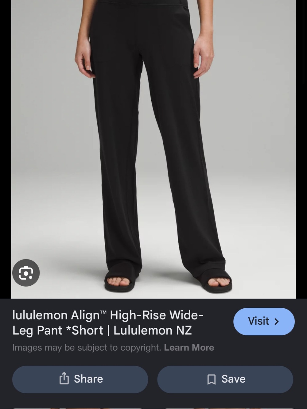 Lulu lemon black High-Rise Wide-Leg Pants
